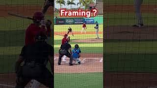 Catchers can steal a strike 4 a pitcher by framingIf a catcher does it every pitch is it too much [upl. by Essa]