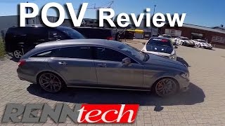 Mercedes CLS 63 AMG Review Renntech 740 HP POV Test Drive [upl. by Eelrebmik]