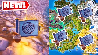 Where to find Waterbending Mythic in Fortnite  All locations for The New Avatar Mythic in fortnite [upl. by Gnilrits607]