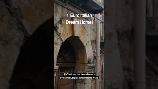 1 Euro Italian Dream Home Fixer Upper realestate cheap [upl. by Alli]