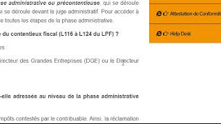 TOUT CONNAITRE SUR LE CONTENTIEUX FISCAL [upl. by Grega]