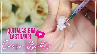 ✅Como Hacer RETIRO de UÑAS ACRILICAS paso a paso CLASE 12 Curso de Uñas PRINCIPIANTES [upl. by Faludi]