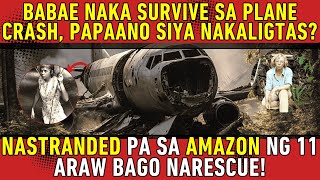 PAANO NAGSURVIVE si JULIANE KOEPCKE ng MAG CRASH ang EROPLANO at BUMAGSAK mula sa LANGIT [upl. by Petronia901]