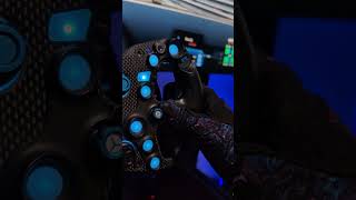 Cube Controls FPRO Steering Wheel  ASMR simracing simracer asmr cubecontrols led rgb blue [upl. by Susanne]