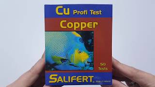 Aquaplantsonline  Unboxing Salifert Copper Cu test [upl. by Laundes]