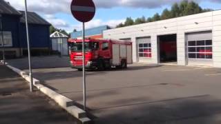 Brand og redning til FUH Med Fastklemte [upl. by Elohcin]