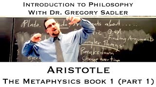 Aristotle Metaphysics book 1  Introduction to Philosophy [upl. by Erdrich456]