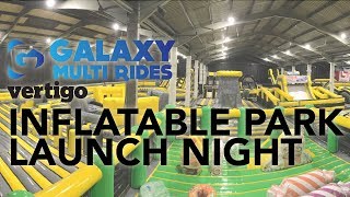 Vertigo Inflatable Park Launch Night  Galaxy Inflata Park  Inflatable Theme Park [upl. by Pauletta]