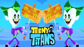 Teen Titans Go Teeny Titans Robin Raven Starfire Cyborg Beast Boy TEEN TITANS GO GAME [upl. by Aihtnic364]