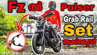 Fz16 Grab Rail Modification  Fz16 tail modification malayalam [upl. by Chavaree]