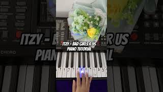 ITZY  Bad Girls R Us Piano Tutorial notpianika pianotutorial notangka itzy [upl. by Eenahc]