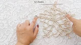 How To Crochet vitage hairnet with two way easy and friendly for beginners [upl. by Anawaj]