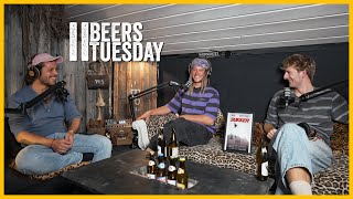 Two Beers Tuesday S3E43  Snowboard Deep Talk – Park Backcountry and a Snowboard Film named SUKKER [upl. by Sherwynd]