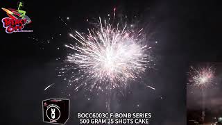 FBOMB SERIES  COMBINATION 500 GRAM OF CHAOS 100SHOTS [upl. by Domenic]