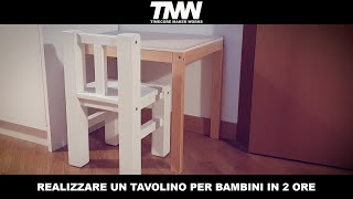 Realizzare un Tavolino per Bambini in 2 ore [upl. by Titania491]