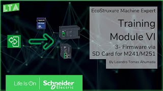 EcoStruxure Machine Expert Training  M63 Firmware via SD Card for M241 M251 [upl. by Imelda]