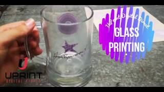 Glass Printing With UPrint Digital Direct [upl. by Cichocki]