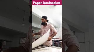 Paper lamination 🔥 😘🔥viralvideo shortvideo funny [upl. by Erdnuaed]