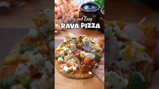 Healthy Rava Pizza 🍕😍 pizza recipe healthypizza foodiefromgwalior [upl. by Ferriter]