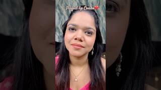 Peachy lip combo maybellinevinylink nykaalipliner lipsticktutorial [upl. by Hibbs]