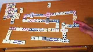 Tutorial para jugar domino cubano o domino doble 9 Forma 1 [upl. by Elvera976]