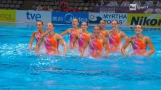 Nuoto Sincronizzato  Mondiali Barcellona 2013  Squadra Tecnica Italia [upl. by Ylrebmi]