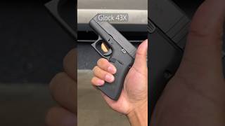 Extended Baby Glock  Glock 43X 9mm Pistol handgun glock [upl. by Mann]