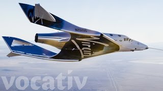 Virgin Galactic’s New Plane Soars On Its Solo Glide [upl. by Duester]