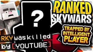 youtuber gets trapped by intelligent player Ranked Skywars [upl. by Milla]