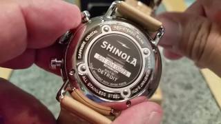 Shinola Canfield ChronographDesigned with the Willard Program [upl. by Armalla301]