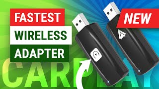 Fastest Wireless Apple CarPlay amp Android Auto Adapters 2023 MSXTTLY Dongle Review [upl. by Urbannai410]