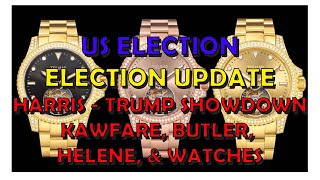 US Politics Election Extra Lawfare Butler Helene amp Watches [upl. by Llewkcor]