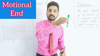 Motional EMF  in UrduHindi  12th class physics  physics ka safar [upl. by Egarton]