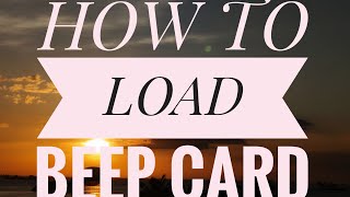 HOW TO LOAD BEEP CARD via PAYMAYA [upl. by Gerdeen]