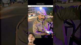 Police ne chalan 🤬😰 police automobile motivation greenscreen green reaction viralvideo [upl. by Clabo]