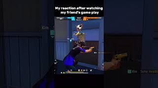 My Reaction After Watching My friend Gameplay 🤯foryou foryoubage freefirehighlights freefire [upl. by Shirlie]