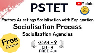 Socialisation Process  Socialisation Agencies  Passive and Active Agencies for PSTET  PSTET 2021 [upl. by Anyala]