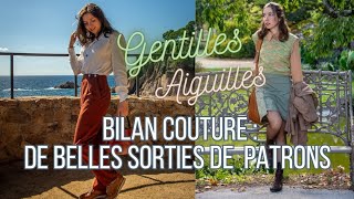 15 Bilan couture  Sorties patron de lautomne et coups de cœur 💓 [upl. by Arutnev]