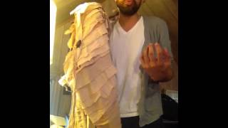 DIY mummy costume tutorial [upl. by Ahsil]