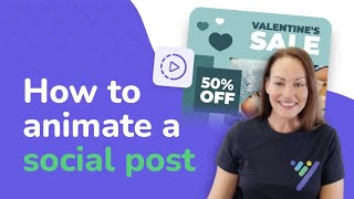 How to animate your social post with Desygner  Tutorial [upl. by Nilad]