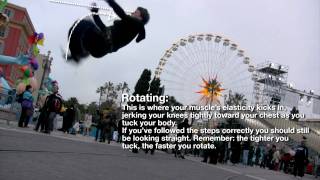 Backflip Tutorial  How to perform a perfect HIGH standing BACKFLIP [upl. by Anaitsirhc474]