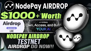 🪂NodePay Airdrop GET IT NOW💯 Claim Voucher Code  Nodepay Airdrop✅ [upl. by Ettedanreb624]