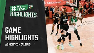 AS Monaco  Žalgiris  Game Highlights  20240404 [upl. by Fiedler54]