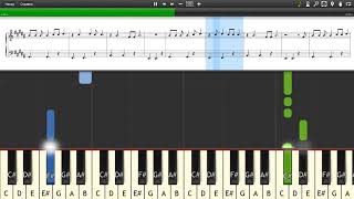 BoB  Magic ft Rivers Cuomo  Piano tutorial and cover Sheets  MIDI [upl. by Lyn]