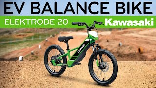 EV DIRTBIKE Kawasaki Elektrode 20 Motorcycle Review [upl. by Clyte285]