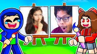 EKTA Vs AYUSH FACE REVEAL SPEED DRAW in Roblox [upl. by Adnoral207]