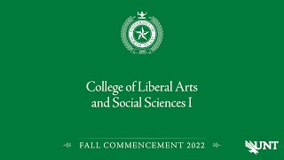 CLASS I  UNT Commencement Fall 2022 [upl. by Noid]