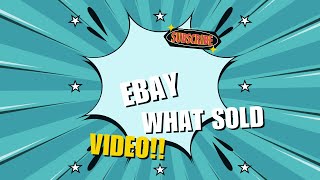 What Sold On eBay In One Week [upl. by Andromache]