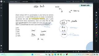 Enem Libras 2017 A acondroplasia é uma forma de nanismoque ocorre em 1 a cada  Henrique Lobel [upl. by Hutchinson644]