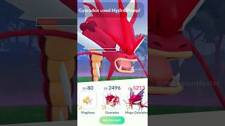 Shiny MEGA GYARADOS EVOLUTIONARY Line vs Team Rocket Leader ARLO in Pokemon GO [upl. by Suhpesoj]